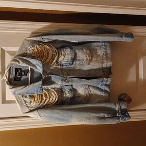 Jean Jacket size large by Spoon jean